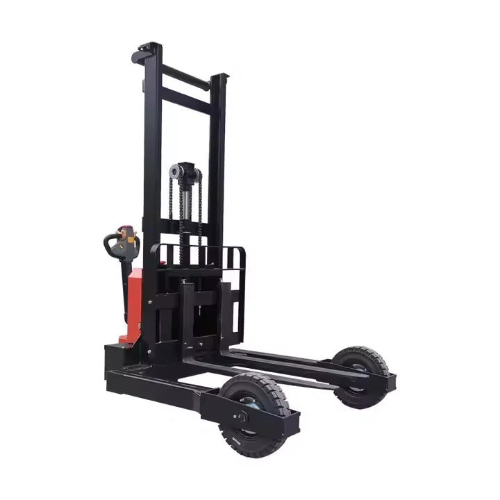 Cross-legged Electric Stacker